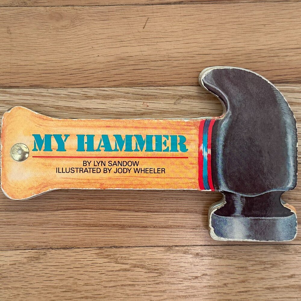 Vintage 1988 'My First Tool Books: My Hammer' Board Book